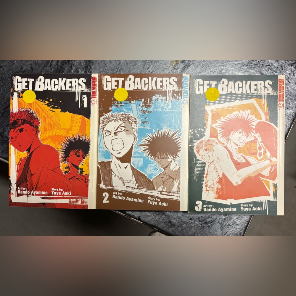 Get Backers Magna Bundle. Tokyopop. Mature theme novel. Comic
